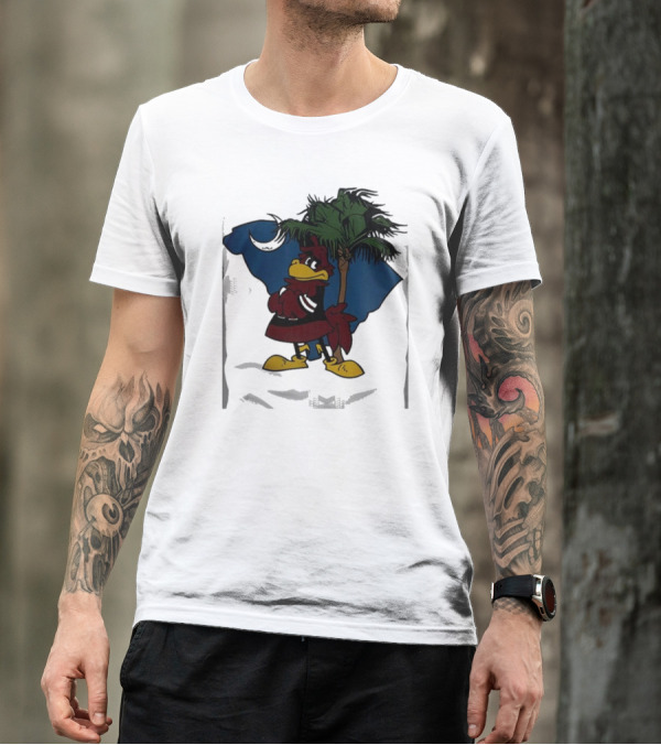South Carolina Gamecocks Football Palmetto Moon Rooster T-Shirt