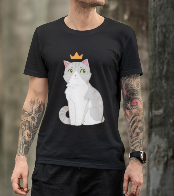 Goodtimeswithscar Jellie Cat With Crown T-Shirt