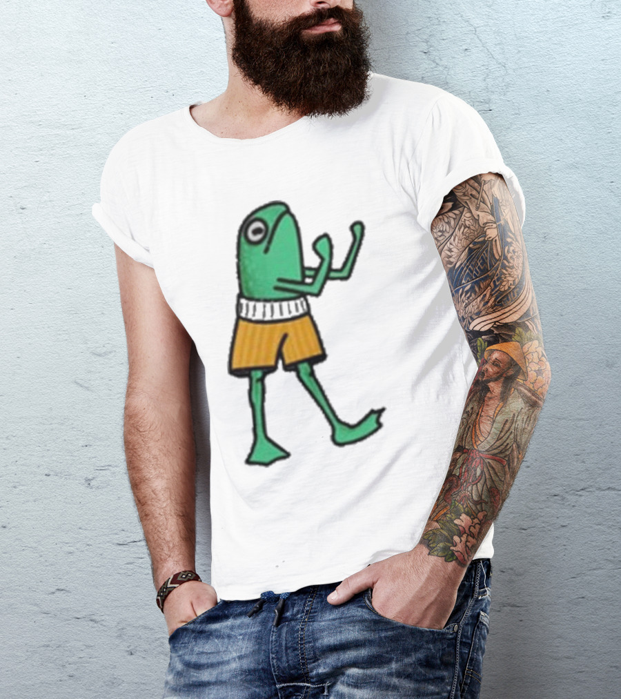 K45ink Frog Boxer Fighter In Shorts T-Shirt