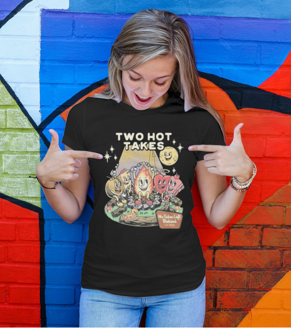 Two Hot Takes Campfire Characters No Takes Left Behind U.S. Tour T-Shirt