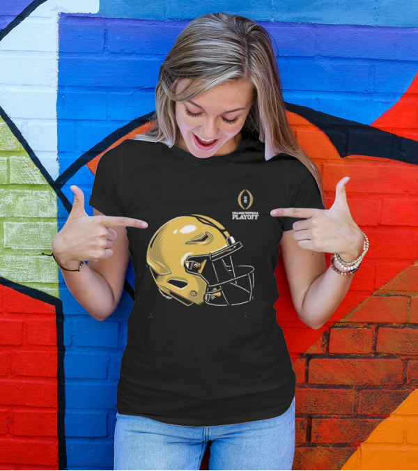 Notre Dame Fighting Irish College Football Playoff 2025 Helmet Iconic T-Shirt