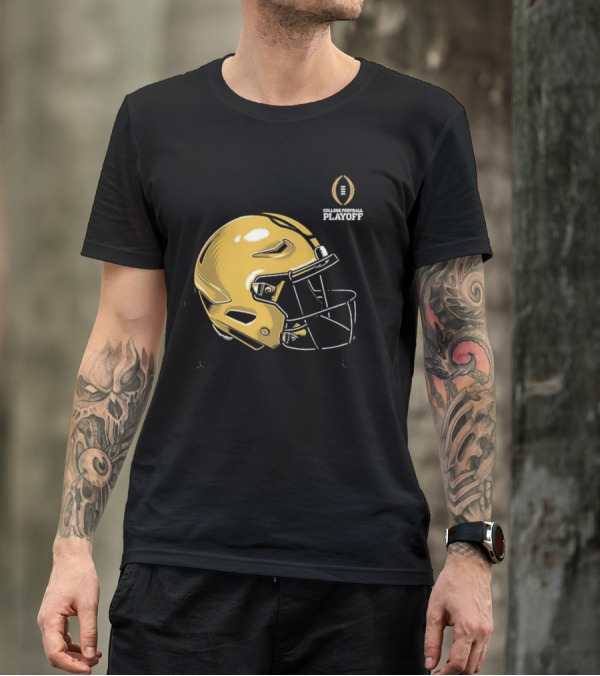 Notre Dame Fighting Irish College Football Playoff 2025 Helmet Iconic T-Shirt