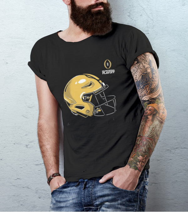 Notre Dame Fighting Irish College Football Playoff 2025 Helmet Iconic T-Shirt