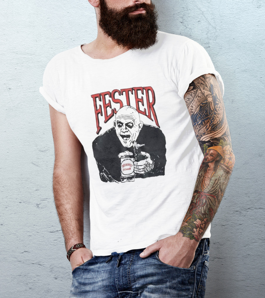 Fester Addams Oktoberfest La Cerveza T-Shirt
