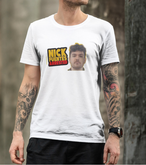 Nick Fuentes Arrested Mugshot T-Shirt