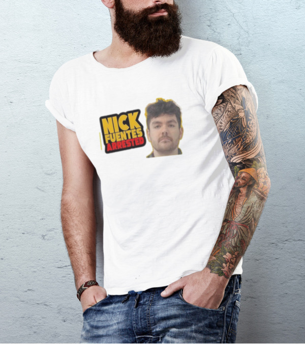 Nick Fuentes Arrested Mugshot T-Shirt