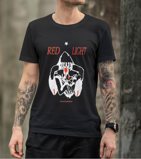 Bladee Drain Gang Red Light Miss Them Crowns Frieza 333 T-Shirt