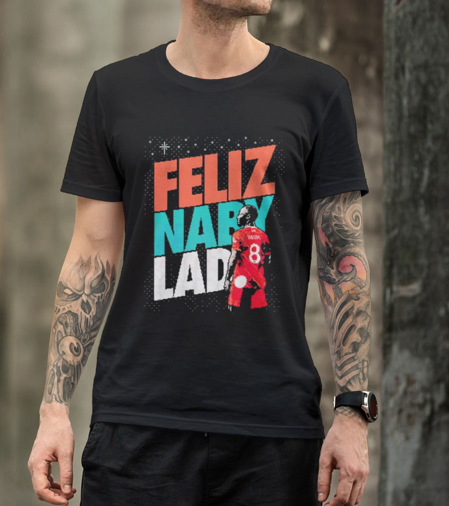 Feliz Naby Lad Liverpool FC Naby Keita Christmas Soccer T-Shirt