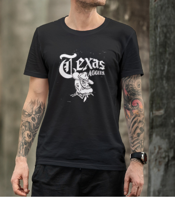 Texas Aggies Retro Cowboy Mascot T-Shirt