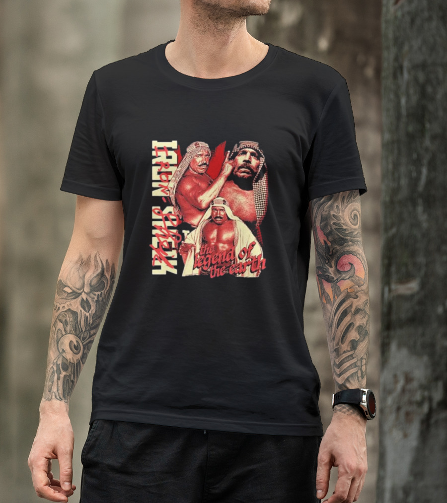 Iron Sheik The Legend Of The Earth Wrestling T-Shirt