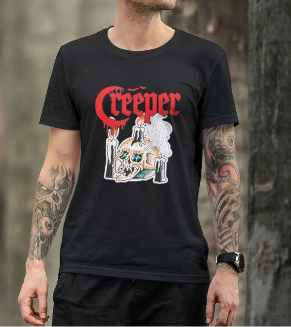 Creeper Skull Candle More Than Death Friday 13th T-Shirt