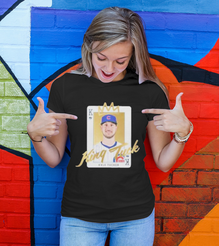 King Tuck Kyle Tucker Cubs Playing Card T-Shirt