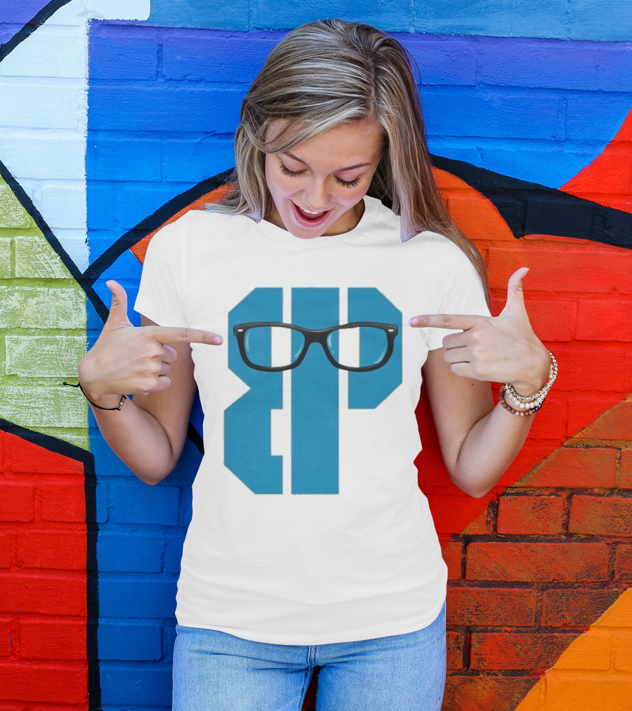 Projects X Weezer Framed Blue Block With Glasses T-Shirt