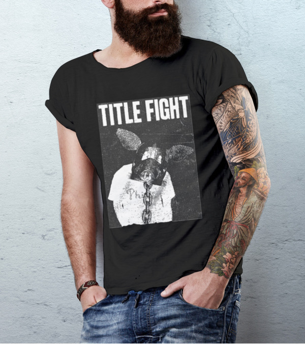 TITLE FIGHT CHAINED PIG MASK T-Shirt