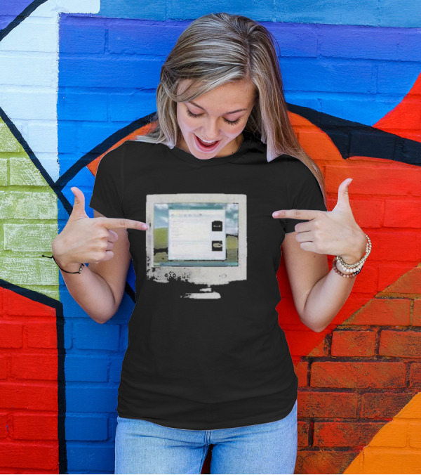 Youknow Run It Back MSN Computer Monitor Window Graphics T-Shirt