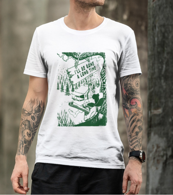 Billy Strings I'll Be Gone A Long Time Cabin Forest Scene T-Shirt