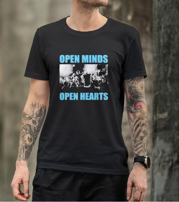 Open Minds Open Hearts Concert Crowd Bane T-Shirt
