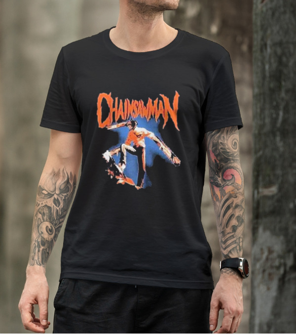 Chainsaw Man Denji Chains Metal T-Shirt