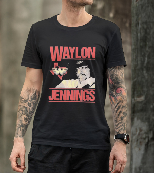 Waylon Jennings Flying W Texas T-Shirt