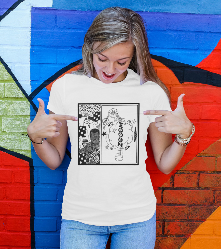 Zooom N7 Lick It Back Comic Art Panel T-Shirt