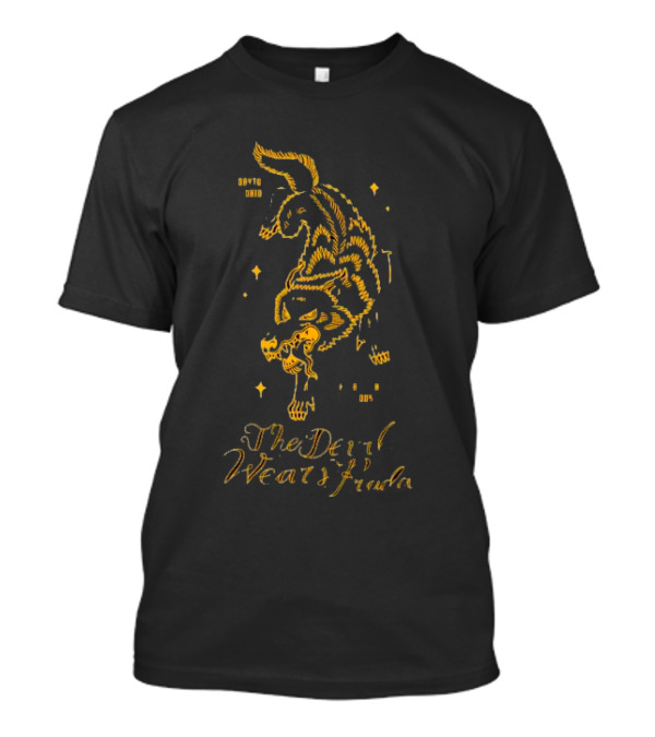 The Devil Wears Prada Wolf Dayton Ohio Established 2005 T-Shirt