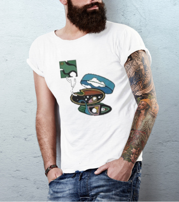 Check Your Vector Cosmic Explorer Visual Journey T-Shirt