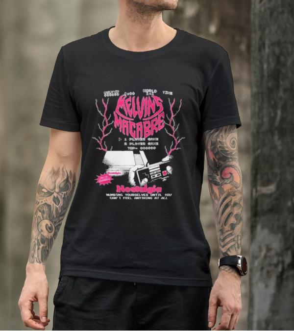 Melvins Macabre Nostalgia Numbing Yourself World View Meatcanyon 1 Player 2 Player Game 000000 T-Shirt