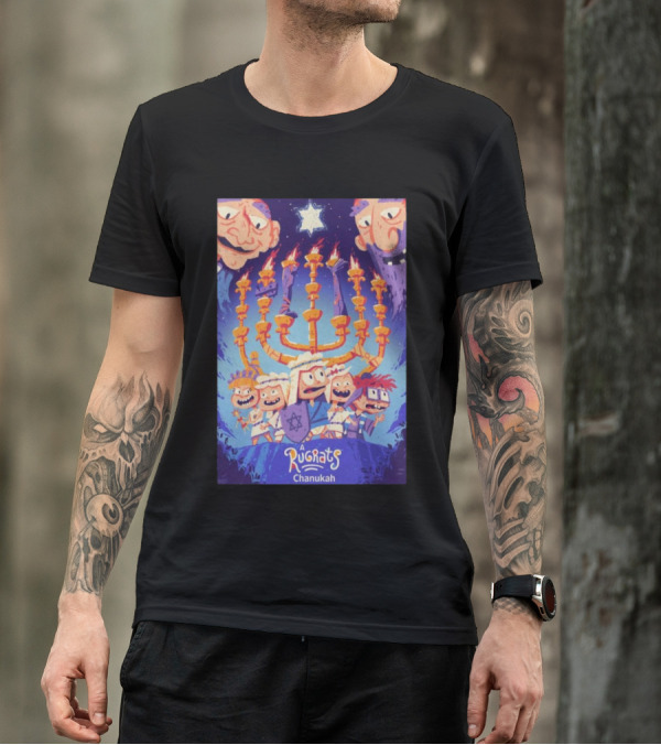Mondo Debuts A Rugrats Chanukah With Menorah Adventure T-Shirt
