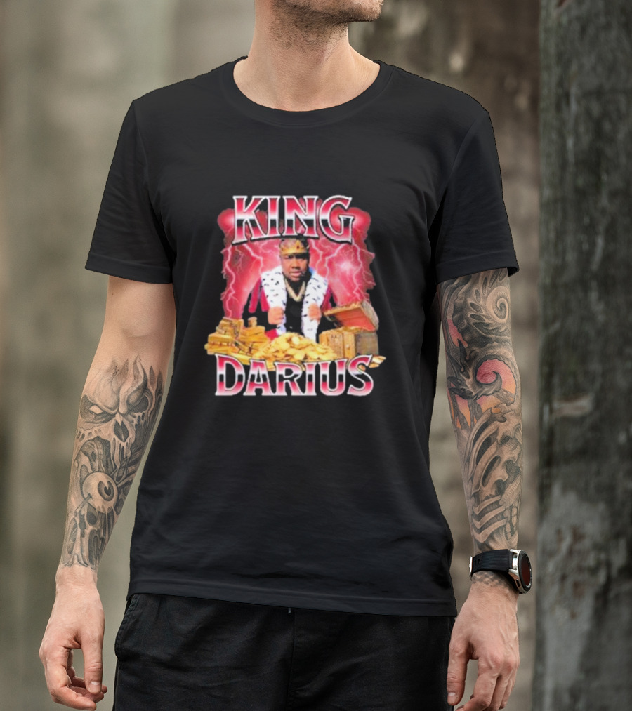 KING DARIUS GOLD TREASURE LIGHTNING T-Shirt