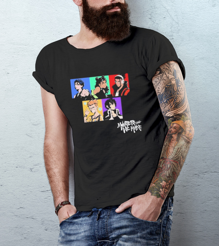 Monsters We Make Colorful Character Portraits T-Shirt
