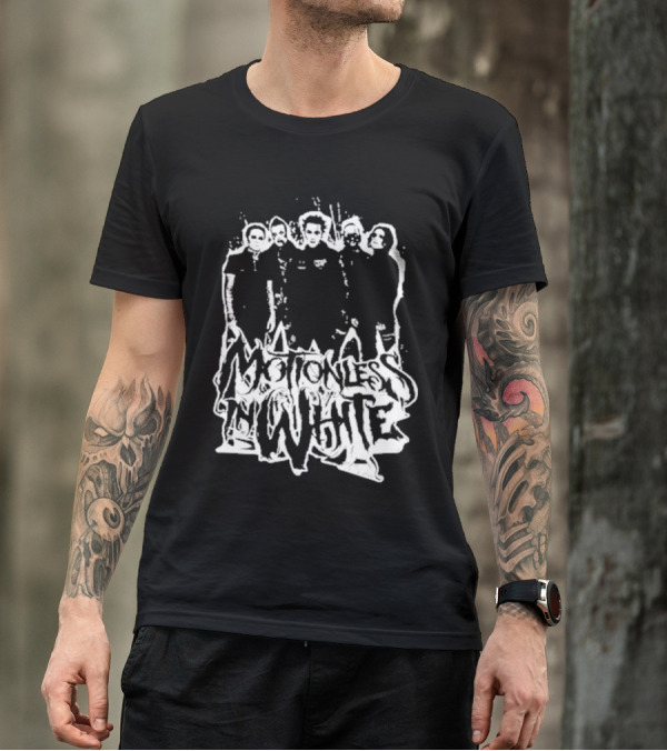 Motionless In White Band Members Paint Splatter T-Shirt