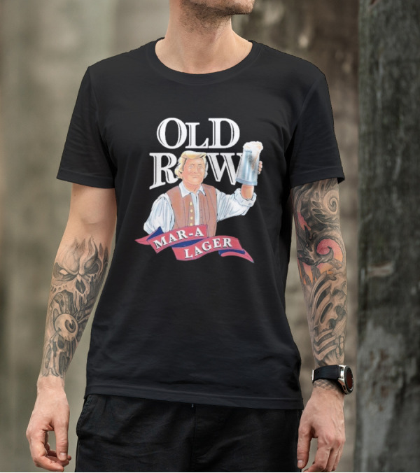 Old Row Mar-A Lager Vintage Style Cheers Figure T-Shirt