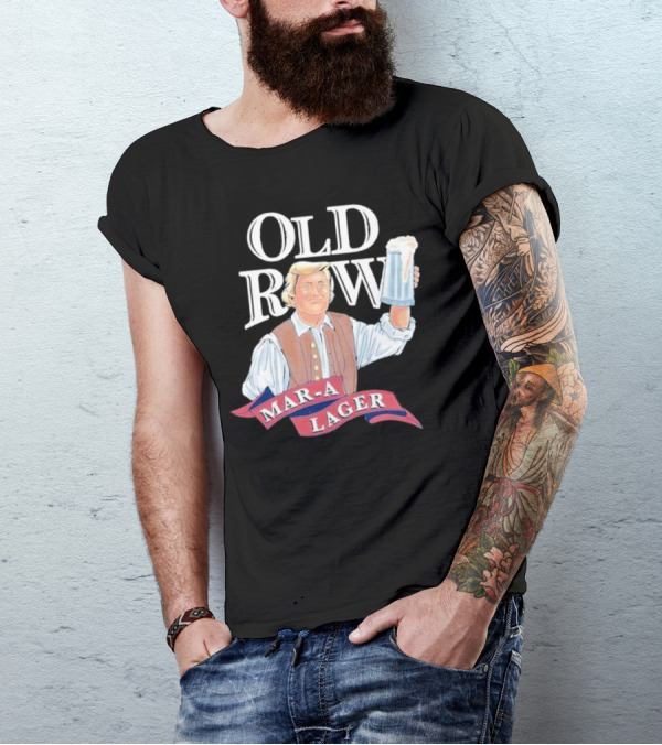Old Row Mar-A Lager Vintage Style Cheers Figure T-Shirt