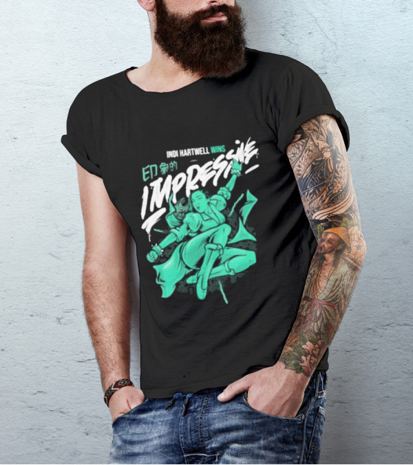 Indi Hartwell Wins Impressive T-Shirt