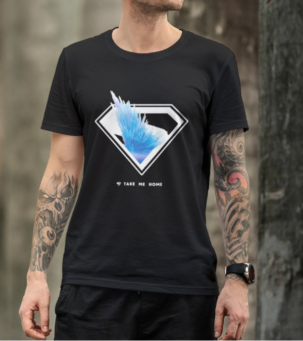 Uperman 2025 Take Me Home Ice Crystal Diamond Emblem T-Shirt