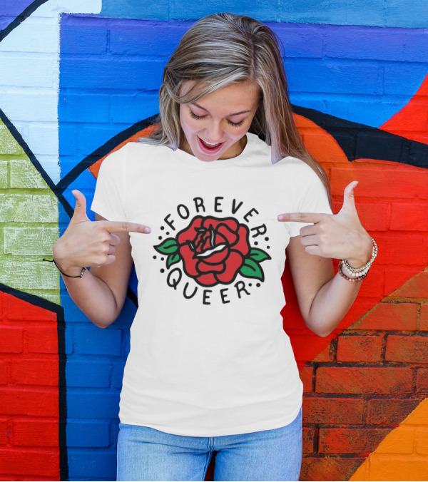 Forever Queer Red Rose T-Shirt
