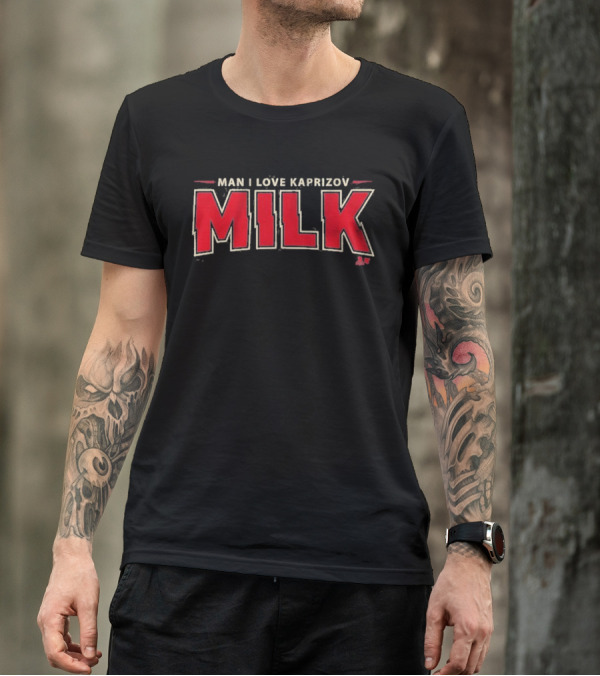 Man I Love Kaprizov MILK T-Shirt