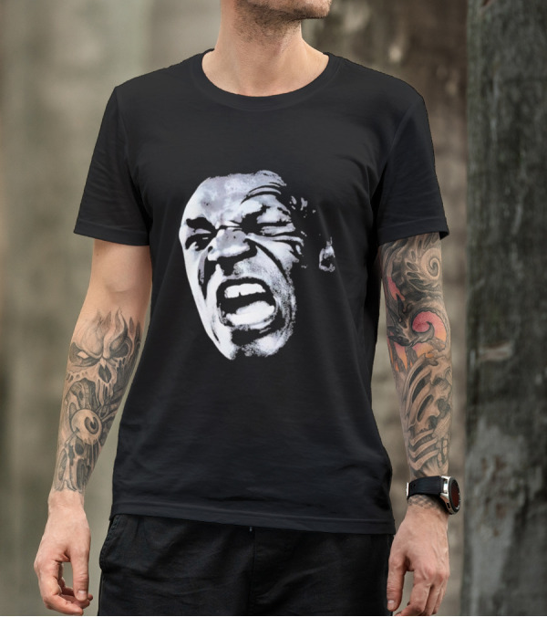Lean And Mean Mike Tyson Expression Face T-Shirt