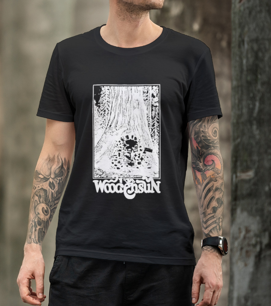 Woodensun Enchanted Realm Beneath The Giant Tree T-Shirt
