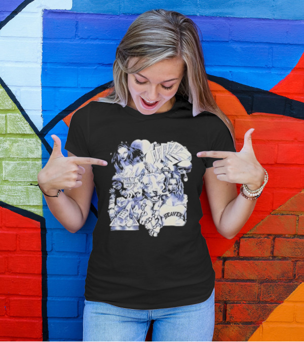 Geezyworld Heaven OTX FYPM Dice Cards Chains Women T-Shirt