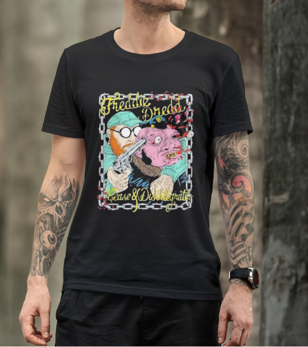 Freddie Dredd Cease And Disintegrate Piggy T-Shirt