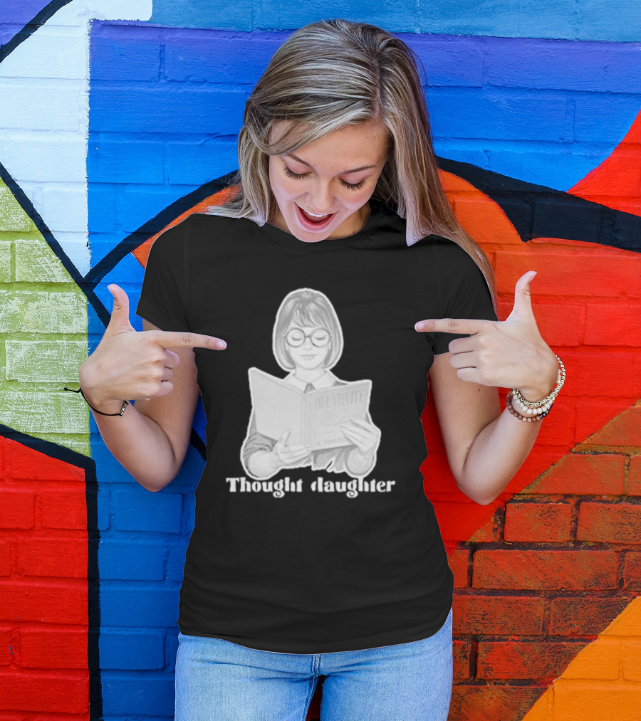 Relativity Thought Daughter Einstein Book Reader T-Shirt