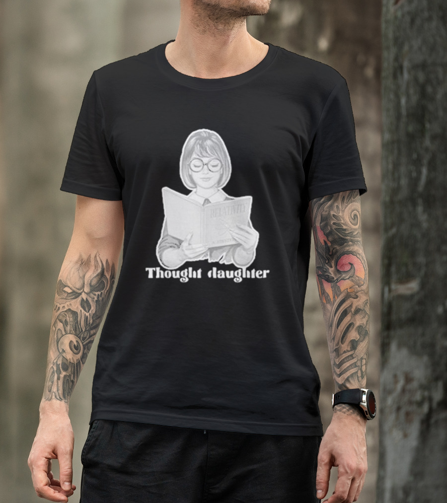 Relativity Thought Daughter Einstein Book Reader T-Shirt