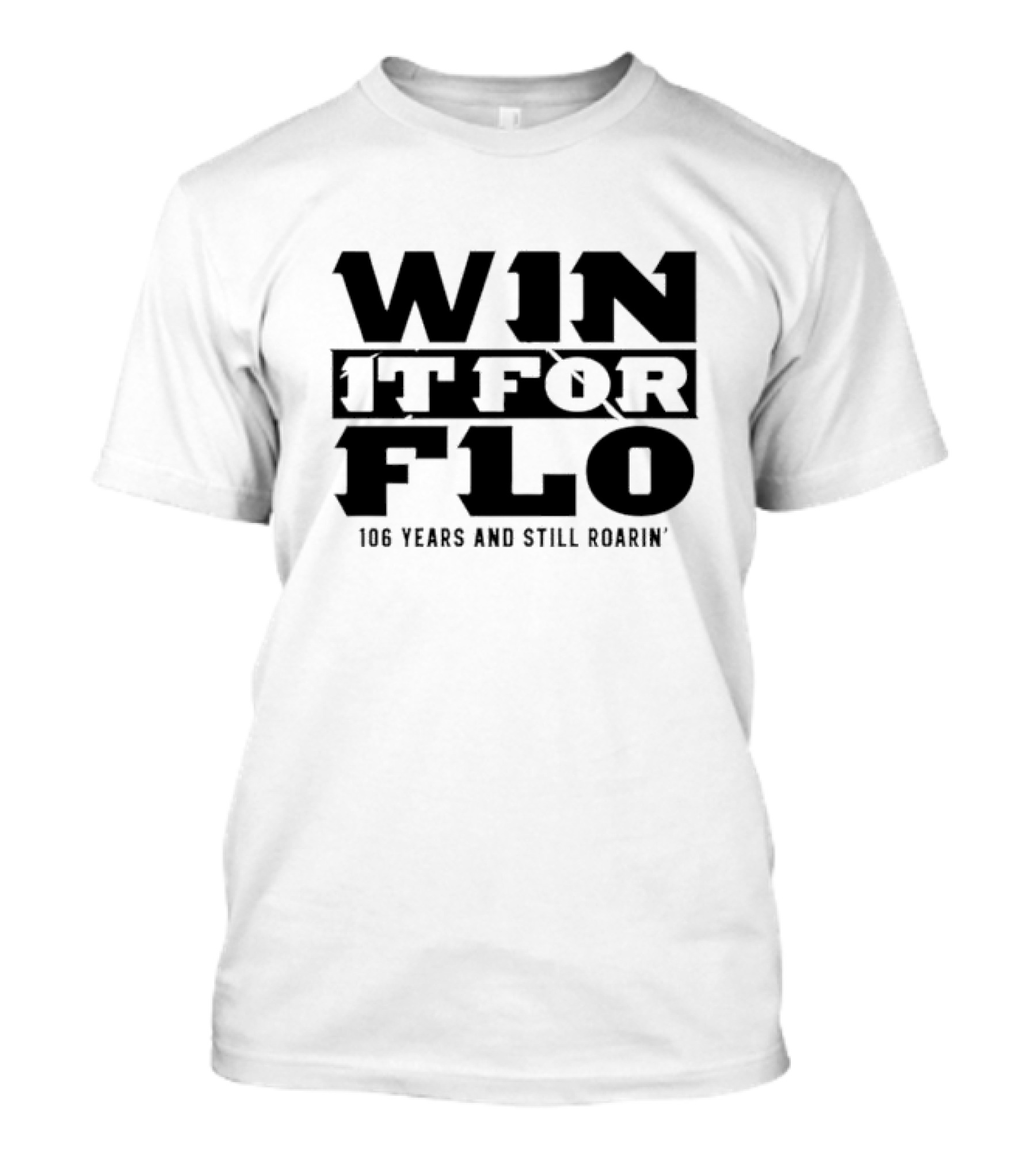 Win It For Flo 106 Years And Still Roarin Detroit Panthers NFL Fan Support T-Shirt