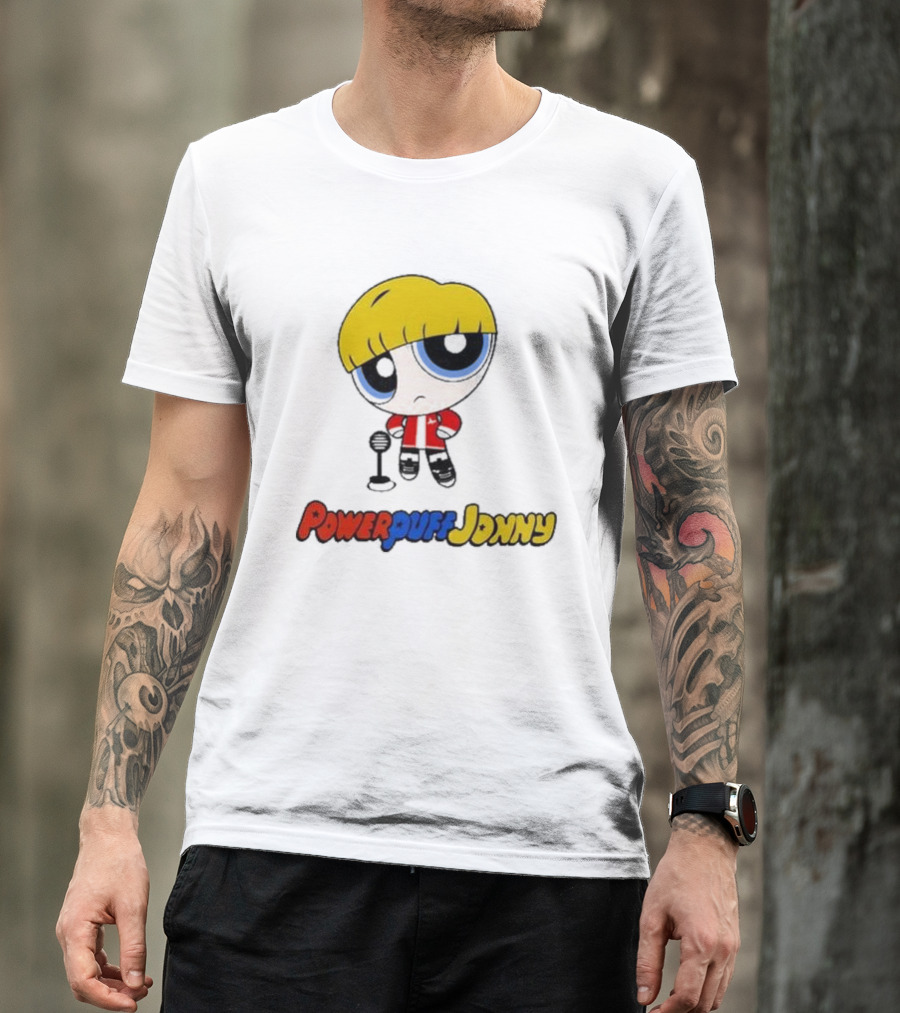 Powerpuff Johnny Microphone T-Shirt