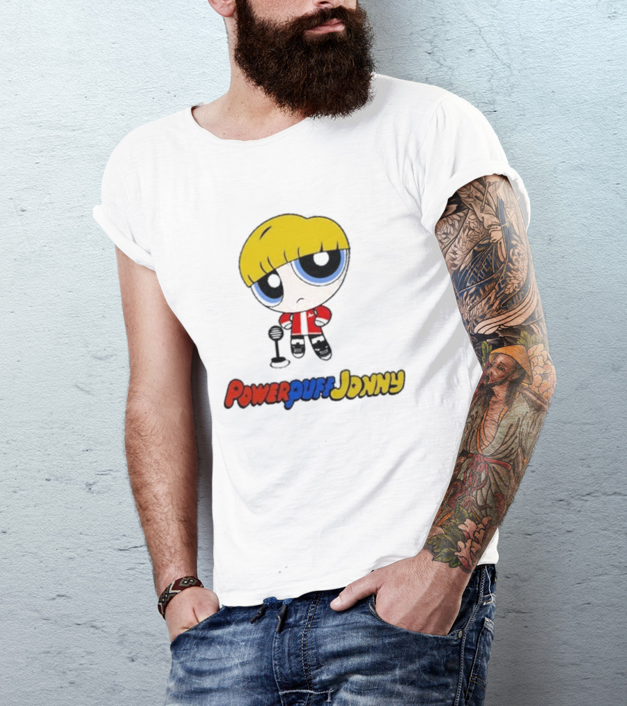 Powerpuff Johnny Microphone T-Shirt