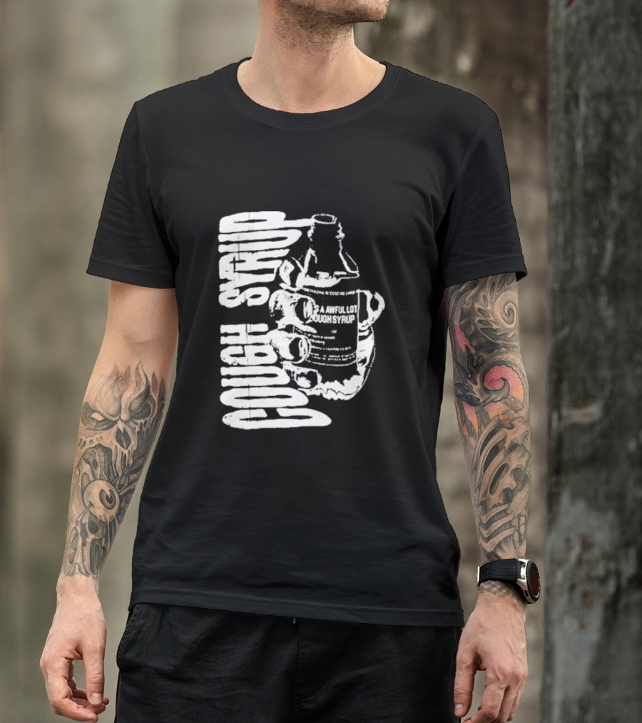 Awful Lot Of Cough Syrup Warning Bottle T-Shirt