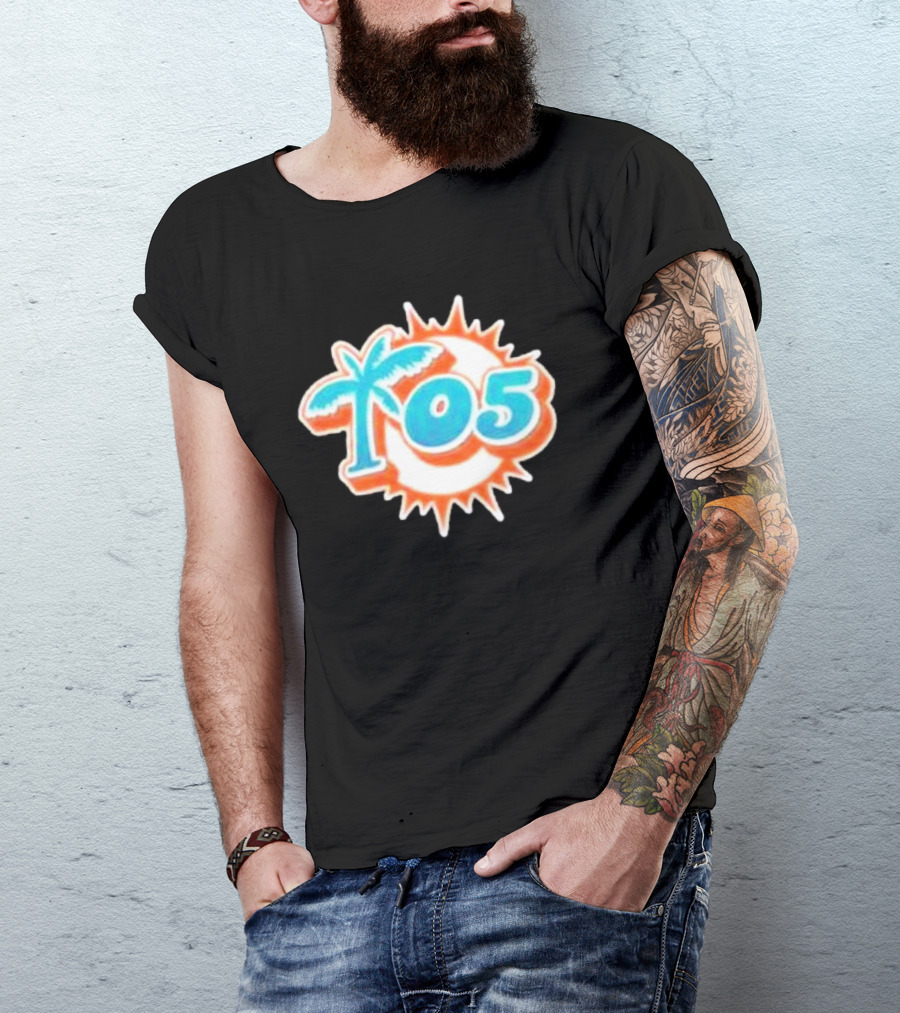 T05 Treeofive Tree O Five Miami Dolphins Retro Zip Up T-Shirt