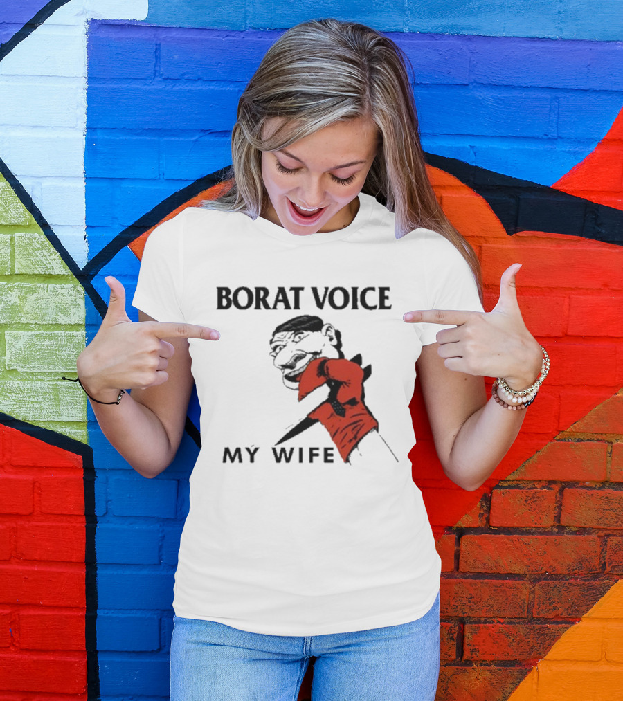 Matt Skiba Borat Voice My Wife Comic T-Shirt