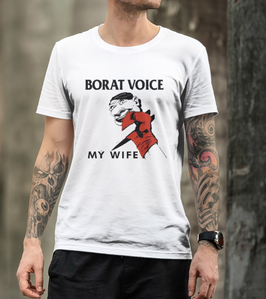 Matt Skiba Borat Voice My Wife Comic T-Shirt